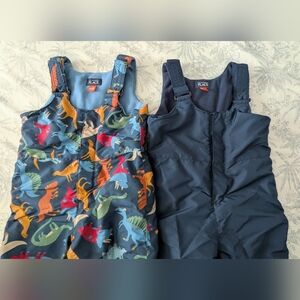 Like New Set of 2 Snow Bibs 3T